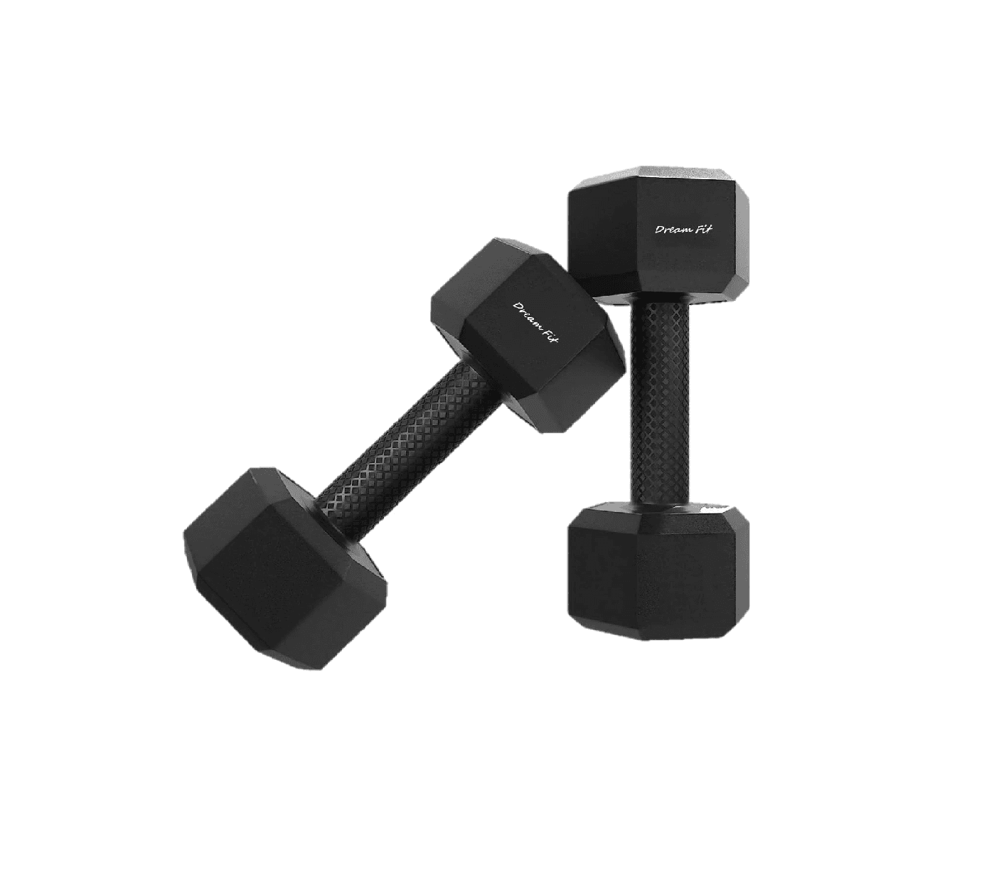 DREAM FIT PVC Hex Fixed Dumbbells Set
