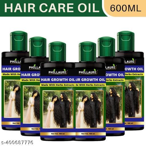 Hair Oil for Women & Men for Shiny Hair Long - Dandruff Control - Hair Loss Control - Long Hair - Hair Regrowth Hair Oil (100ml) Pack of 6