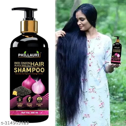 Phillauri Intense Repair Red Onion Shampoo - Nourish, Strengthen, and Revitalize Hair (300ml)