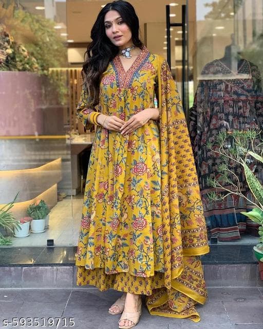VAANEEP LIFESTYLE kurta set for women||printed kurta set for women||stylish kurta sets for women||floral kurta set||cotton kurta set for women